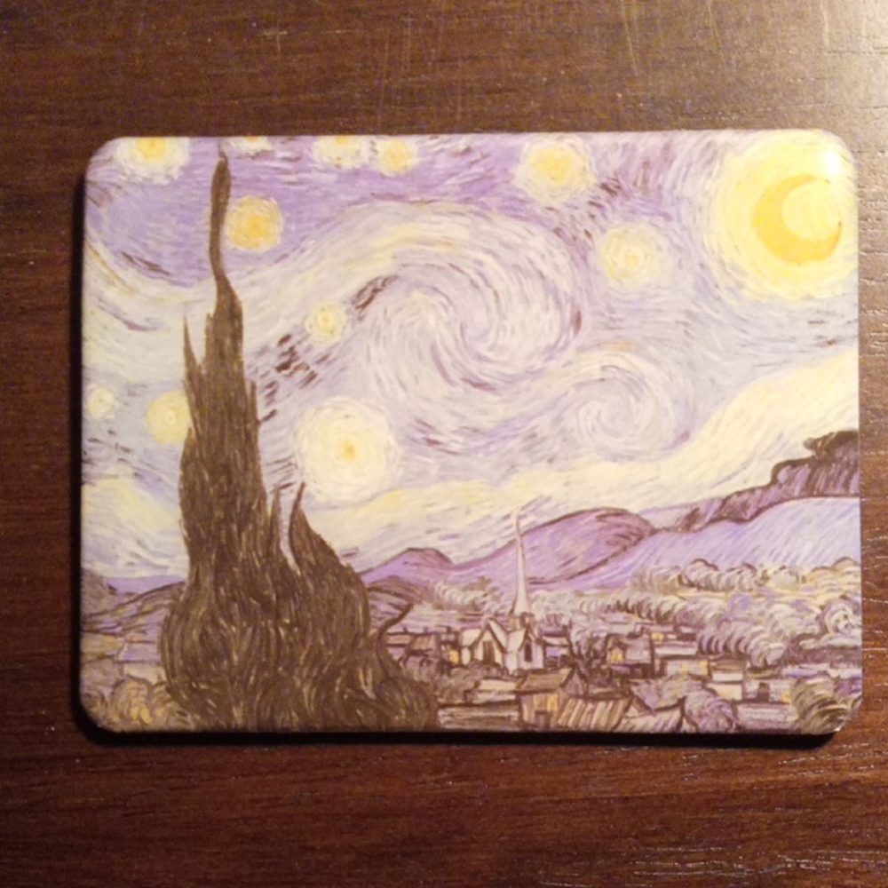 NWT Van Gogh Elegant Starry Night Art Print Magnet